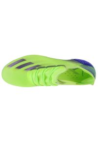 Adidas - Buty adidas X Ghosted.1 Sg M EG8263 wielokolorowe zielone. Zapięcie: sznurówki. Kolor: wielokolorowy. Materiał: materiał. Szerokość cholewki: normalna #4