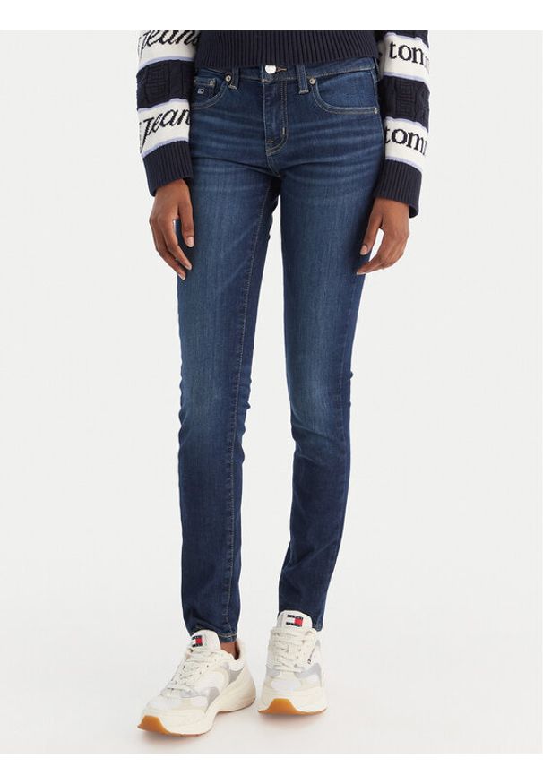 Tommy Jeans Jeansy Sophie DW0DW19274 Niebieski Skinny Fit. Kolor: niebieski