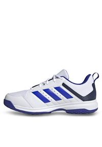 Adidas - adidas Buty Ligra 7 Indoor Shoes HQ3516 Biały. Kolor: biały. Materiał: materiał #3