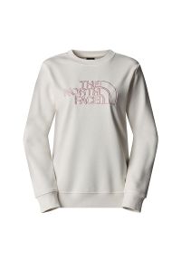 Bluza damska The North Face Drew Peak Light Crew 0A8C1EATW1 - biała. Kolor: biały. Materiał: poliester, bawełna. Styl: klasyczny. Sport: wspinaczka #1