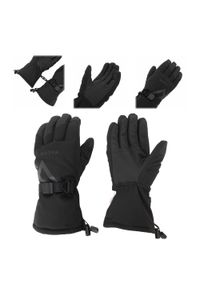 Rękawice narciarskie męskie KADVA Mountain Flow 3M Thinsulate. Kolor: czarny. Technologia: Thinsulate. Sezon: zima. Sport: narciarstwo #1
