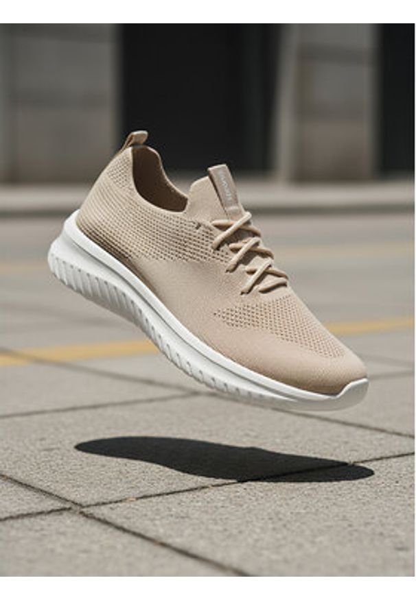 Sprandi Sneakersy CEO-WP-S23R241A-4 Beżowy. Kolor: beżowy. Materiał: materiał