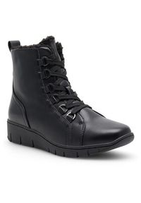 Clara Barson Trzewiki WS6075-10 Czarny. Kolor: czarny. Materiał: skóra #5