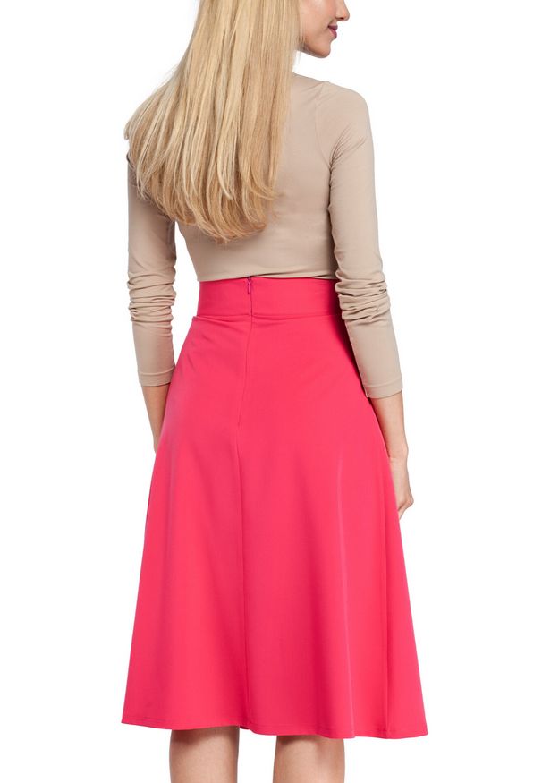 Spódnica rozkloszowana MOE elegancka, do kolan