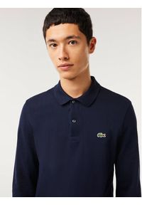 Lacoste Polo PH4013 Granatowy Regular Fit. Typ kołnierza: polo. Kolor: niebieski. Materiał: bawełna #3