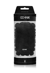 Ochnik - Czarny podgłówek pompowany. Kolor: czarny. Materiał: materiał. Wzór: aplikacja #5