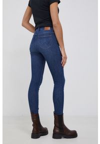 Wrangler Jeansy 630 high rise skinny damskie high waist. Stan: podwyższony. Kolor: niebieski. Styl: klasyczny #4