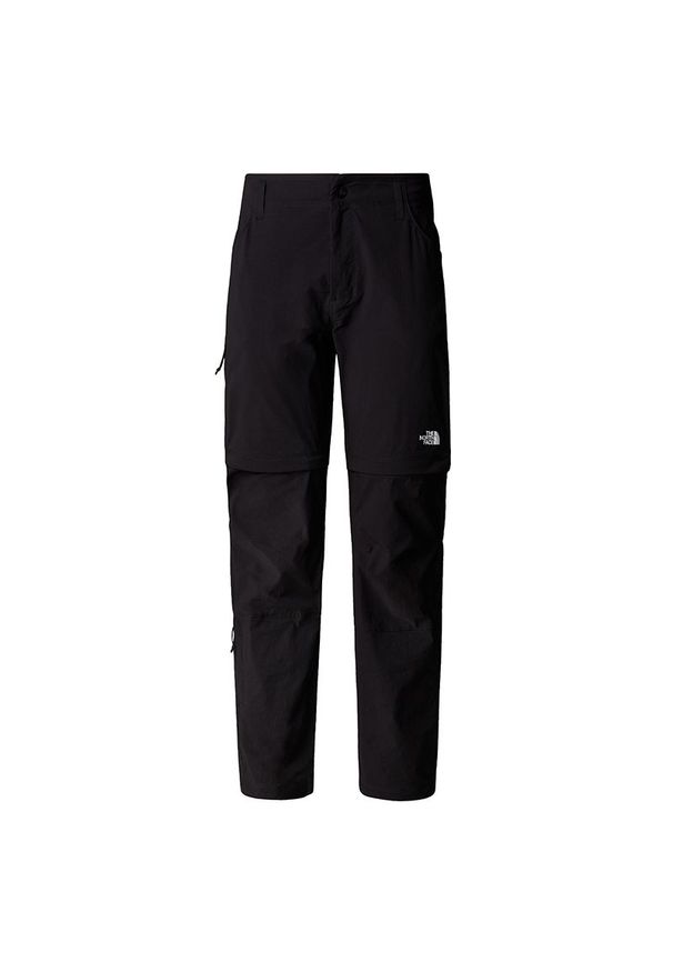 Spodnie damskie The North Face Exploration 0A8BR6JK31 - czarne. Kolor: czarny. Materiał: nylon, elastan