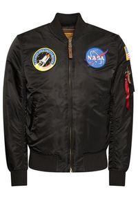 Alpha Industries Kurtka bomber Nasa 166107 Czarny Regular Fit. Kolor: czarny. Materiał: syntetyk #4