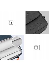 NoName - Torba Etui Case handbag na laptopa 13 13,3 cali szara. Kolor: szary