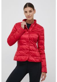 Refrigiwear - RefrigiWear kurtka puchowa damska kolor czerwony przejściowa. Kolor: czerwony. Materiał: puch. Wzór: gładki #3