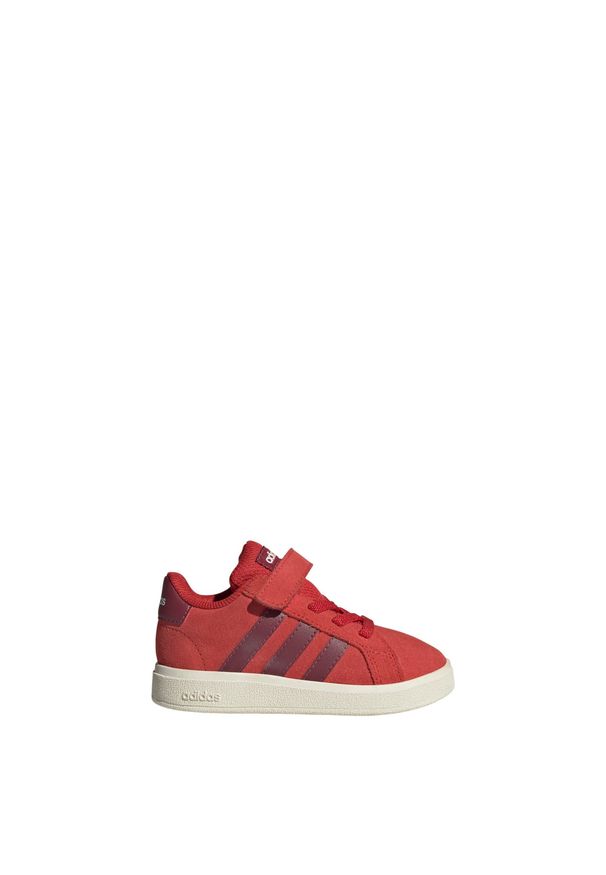 Adidas - Buty Grand Court 2.0 Kids. Kolor: biały, czerwony, wielokolorowy, brązowy
