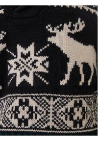 Polo Ralph Lauren Sweter 710982255001 Czarny Regular Fit. Typ kołnierza: polo. Kolor: czarny. Materiał: wełna #7