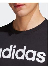 Adidas - adidas T-Shirt Essentials Single Jersey Linear Embroidered Logo T-Shirt IC9274 Czarny Regular Fit. Kolor: czarny. Materiał: bawełna