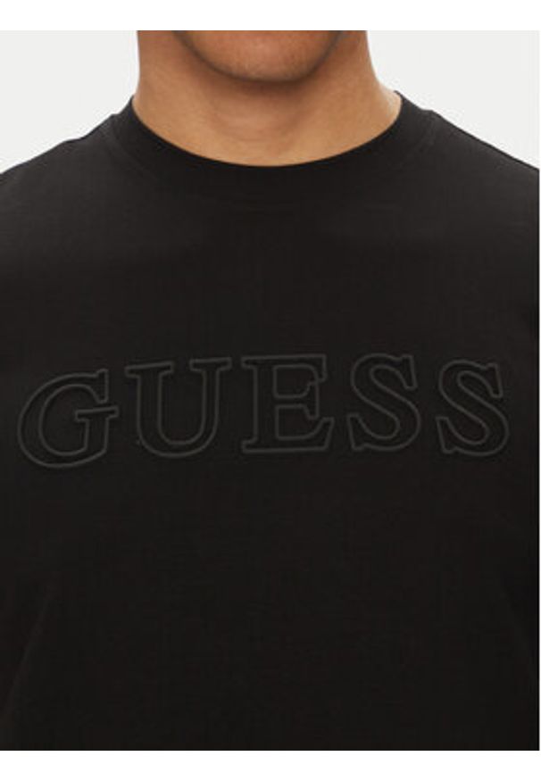 Guess T-Shirt Z2YI11 J1314 Czarny Regular Fit. Kolor: czarny. Materiał: bawełna