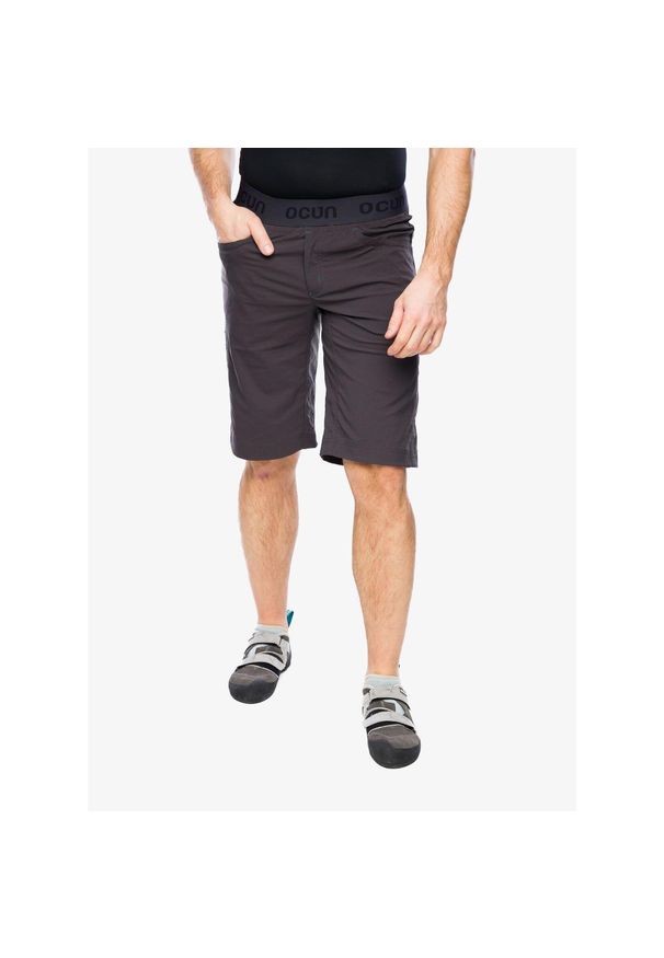 OCUN - Spodenki wspinaczkowe męskie Ocun Mania Shorts. Kolor: szary