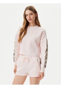 Guess Bluza V3BQ16 KB3P2 Różowy Regular Fit. Kolor: różowy. Materiał: syntetyk, bawełna #1