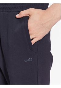 BOSS - Boss Spodnie dresowe 50469098 Granatowy Regular Fit. Kolor: niebieski. Materiał: bawełna
