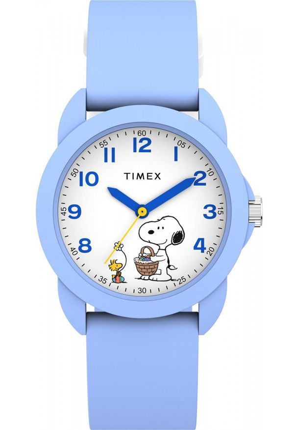 Timex Zegarek dla dzieci Timex TW2Y51100 niebieski pasek. Kolor: niebieski