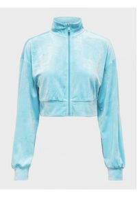 only - ONLY Bluza Onlrebel New L/S Cropped Highneck Swt 15310718 Błękitny Regular Fit. Kolor: niebieski. Materiał: syntetyk #3
