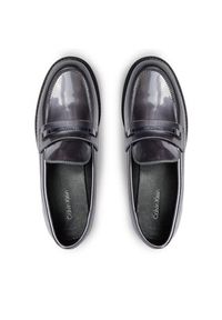 Calvin Klein Loafersy Rubber Sole Loafer W/Hw - Pearl HW0HW02002 Czarny. Kolor: czarny. Materiał: skóra