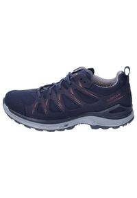 Buty trekkingowe damskie Lowa Innox Evo Ii Gtx. Zapięcie: sznurówki. Kolor: szary, niebieski, wielokolorowy, pomarańczowy. Materiał: materiał. Szerokość cholewki: normalna. Styl: sportowy #2