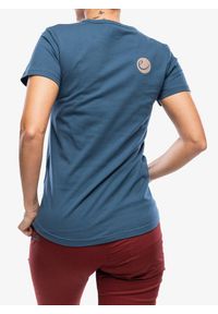 EDELRID - Koszulka bawełniana damska Edelrid Corporate T-Shirt II. Kolor: zielony. Materiał: bawełna