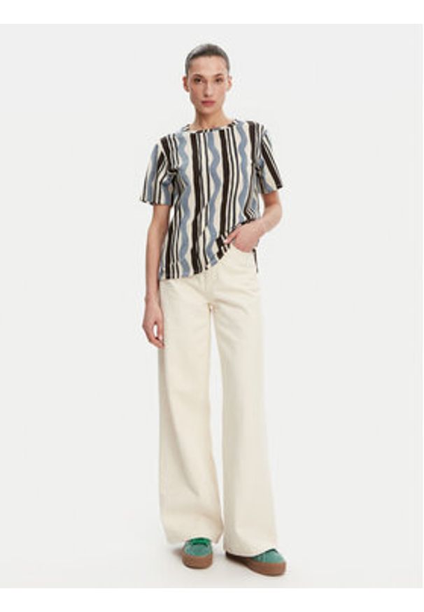 Weekend Max Mara T-Shirt Cadine 2515971012 Kolorowy Regular Fit. Materiał: bawełna. Wzór: kolorowy