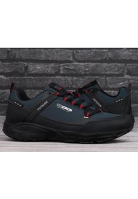 Buty męskie trekkingowe DK PREDATOR. Kolor: czerwony, wielokolorowy, niebieski, czarny
