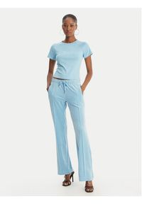 Juicy Couture T-Shirt Baby JCWCT126317 Błękitny Slim Fit. Kolor: niebieski #2