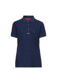 Damska koszulka polo Musto Essential Pique. Typ kołnierza: polo. Kolor: niebieski #1