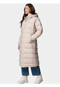 columbia - Płaszcz Zimowy Damski Columbia Pike Lake III Long. Kolor: beżowy. Materiał: materiał, puch. Sezon: zima. Sport: turystyka piesza #2