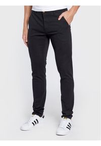 Blend Spodnie materiałowe Natan 20703472 Czarny Regular Fit. Kolor: czarny. Materiał: bawełna