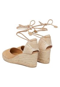 Castañer Espadryle Carina 21741 Brązowy. Kolor: brązowy. Materiał: skóra, zamsz #5