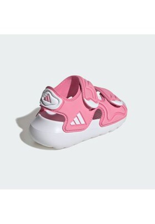 Adidas - adidas Sandały Altaswim 3 Sandals JS4915 Różowy. Kolor: różowy. Materiał: syntetyk