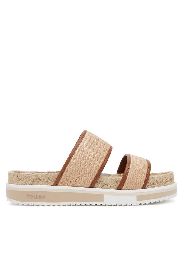 Espadryle Pollini. Kolor: beżowy