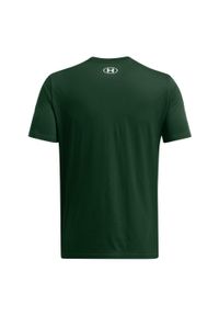 Under Armour - T-shirt Męski Logo 1382911 432. Kolor: zielony