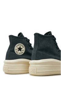 Converse Trampki Chuck Taylor All Star Move Platform A11146C 002 Szary. Kolor: szary. Materiał: zamsz, skóra. Obcas: na platformie #3