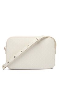 Calvin Klein Torebka Emblem Aop Elongated Camera Bag LV04F3268G Écru. Materiał: skórzane #2