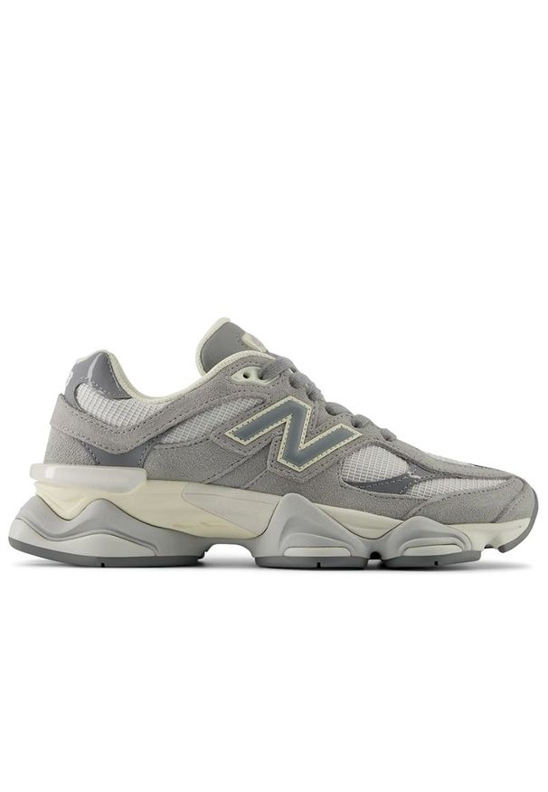 Buty unisex New Balance U90609Z4 - szare. Okazja: na co dzień. Kolor: szary. Materiał: guma, skóra, zamsz, materiał, syntetyk. Szerokość cholewki: normalna. Sport: turystyka piesza
