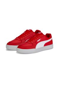 Buty do chodzenia męskie Puma CAVEN. Zapięcie: sznurówki. Kolor: czerwony. Materiał: guma, syntetyk, materiał. Szerokość cholewki: normalna. Sport: turystyka piesza