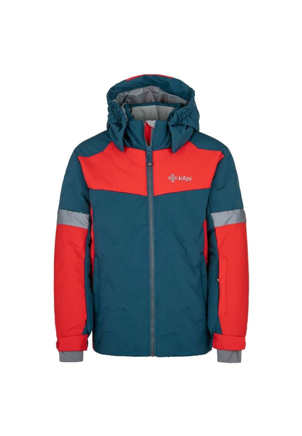 Chłopięca kurtka narciarska Kilpi TEDDY-JB. Kolor: czerwony. Sezon: zima. Sport: narciarstwo