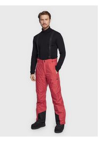 4f - 4F Spodnie narciarskie H4Z22-SPMN001 Czerwony Regular Fit. Kolor: czerwony. Materiał: syntetyk. Sport: narciarstwo #1
