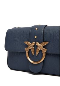 Pinko - PINKO Torebka Love One Mini Slouchy Fl Al 25-26 104340 A2OX Granatowy. Kolor: niebieski. Materiał: skórzane #5