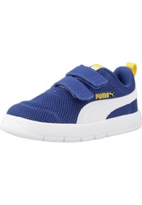 Tenisówki Puma Model Courtflex V3 Mesh Inf Kolor Niebieski. Kolor: niebieski. Materiał: mesh