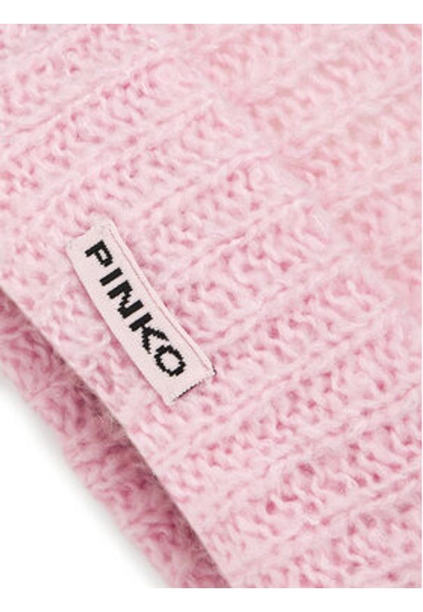 Pinko - PINKO Czapka 105989 A2Z2 Różowy. Kolor: różowy. Materiał: poliester