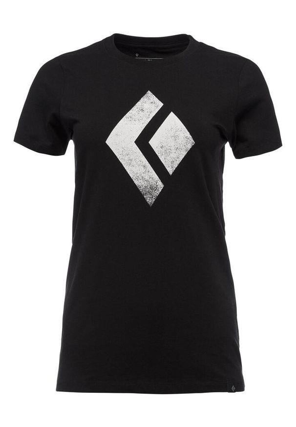 Koszulka sportowa damaska Black Diamond CHALKED UP TEE z krótkim rękawem. Kolor: czarny. Długość rękawa: krótki rękaw. Długość: krótkie