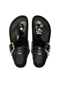 Birkenstock Japonki Gizeh Buckle He 1021469 Czarny. Kolor: czarny. Materiał: skóra #1