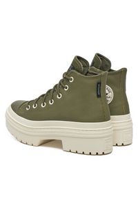 Converse Trampki Chuck Taylor All Star Lugged Heel Platform Waterproof A11163C 306 Zielony. Kolor: zielony. Materiał: materiał. Obcas: na platformie #3