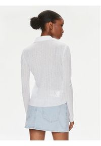 Calvin Klein Jeans Bluzka J20J223095 Biały Slim Fit. Kolor: biały. Materiał: syntetyk #2